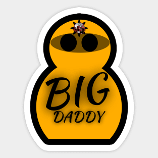 NINJA Big Daddy Gold and Black Sticker